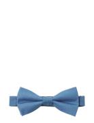 Jacoliver Linen Bowtie Fluga Blue Jack & J S