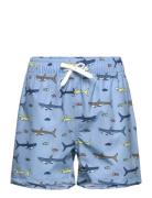 Color Kids Swim Shorts, Aop Blå