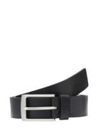 Jack & J S Jacstockholm Leather Belt Noos Svart