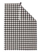 Kitchen Towel Square Brown/White Home Textiles Kitchen Textiles Kitche...