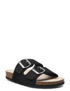 Bianco Biaolivia Sandal Suede Svart