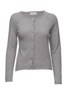 Rosemunde Rwlaica Ls O-Neck Raglan Cardigan Grå