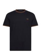 Fred Perry Twin Tipped T-Shirt Svart