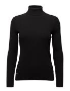 Lauren Ralph Lauren Ribbed Turtleneck Sweater Svart