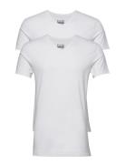 Blend Bhdinton V-Neck Tee 2-Pack Vit