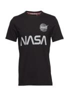 Nasa Reflective T Designers T-shirts Short-sleeved Black Alpha Industr...