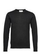 Casual Friday Cfkent Merino Crew Neck Knit Svart