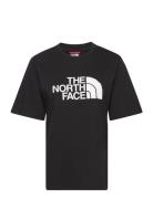 W Relaxed Easy Tee Sport T-shirts & Tops Short-sleeved Black The North...