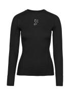 Lithe Tech-Wool Long Sleeve Sport T-shirts & Tops Long-sleeved Black J...