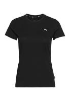 Ess Small Logo Tee Sport T-shirts & Tops Short-sleeved Black PUMA