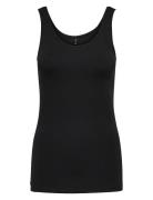 ONLY Onllive Love S/L Tank Top Noos Svart