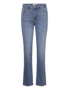 Pulz Jeans Pzemma Hw Jeans Medium Straight Leg Blå