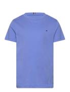 Essential Cotton Tee Ss Tops T-shirts Short-sleeved Blue Tommy Hilfige...