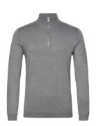 ONLY & SONS Onswyler Life Reg 14 Half Zip Knit Noos Grå