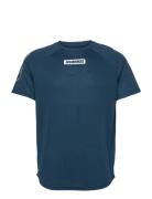 Hmlte Topaz T-Shirt Sport T-shirts Short-sleeved Blue Hummel