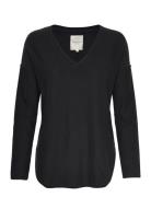 Iliviasapw V-Neck Tops Knitwear Jumpers Black Part Two