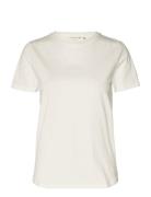 Rwavenue Ss T-Shirt Tops T-shirts & Tops Short-sleeved White Rosemunde