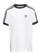 3 Stripes Tee Sport T-shirts Short-sleeved White Adidas Originals