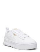 Mayze Lth Ps Sport Sneakers Low-top Sneakers White PUMA