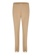 Fique Trousers Bottoms Trousers Flared Brown Second Female