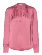 Tink Satin Tops Blouses Long-sleeved Pink Zadig & Voltaire
