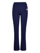 Trani Flare Pants With Slit Bottoms Trousers Flared Blue FILA