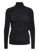 Vivi - Delicate Stretch Tops T-shirts & Tops Long-sleeved Black Day Bi...