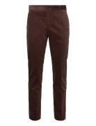 Slhslim-Oakland Cord Trs B Bottoms Trousers Chinos Brown Selected Homm...