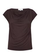 Rosemunde Linnen T-Shirt Brun