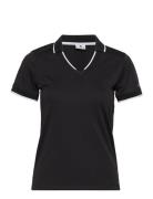 Caroline Poloshirt Sport T-shirts & Tops Polos Black Lexton Links