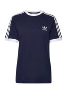 3-Stripes Tee Sport T-shirts Short-sleeved Navy Adidas Originals
