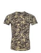 Tf Aop Tee Sport T-shirts Short-sleeved Multi/patterned Adidas Perform...