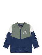 Hmlfinn Zip Jacket Sport Sweat-shirts & Hoodies Sweat-shirts Navy Humm...
