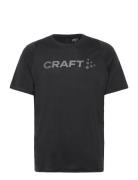 Core T Bi-Blend Tee M Sport T-shirts Short-sleeved Black Craft
