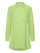 Halnamw Boxy Shirt Tops Shirts Long-sleeved Green My Essential Wardrob...