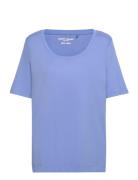 T-Shirt 1/2 Sleeve Tops T-shirts & Tops Short-sleeved Blue Gerry Weber...
