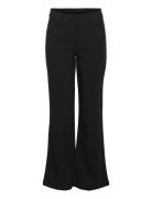 Yasnuteo Mw Flare Pant Bottoms Trousers Flared Black YAS