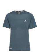 Ultimate Knit T-Shirt Sport T-shirts & Tops Short-sleeved Blue Adidas ...