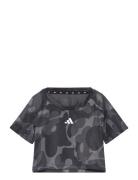 Jg Tr-Es Aop T Sport T-shirts Short-sleeved Black Adidas Sportswear