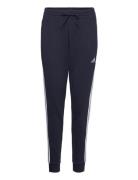 Essentials 3-Stripes French Terry Cuffed Pant Sport Sweatpants Navy Ad...