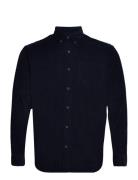Slhregrick-Cord Shirt Ls W Tops Shirts Casual Navy Selected Homme