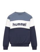Hmlclaes Sweatshirt Sport Sweat-shirts & Hoodies Sweat-shirts Blue Hum...