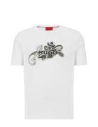 Dulive_U233 Designers T-shirts Short-sleeved White HUGO