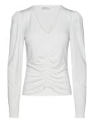Judekb Top Tops Blouses Long-sleeved White Karen By Simonsen
