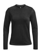 Ua Seamless Stride Ls Sport T-shirts & Tops Long-sleeved Black Under A...