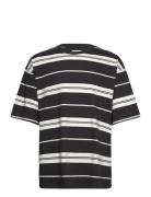 Vintage Tee Tops T-shirts Short-sleeved Black Wrangler