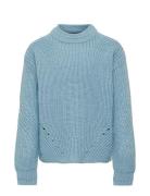 Kognewriley L/S Pullover Cp Knt Tops Knitwear Pullovers Blue Kids Only