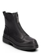 Women Boots Shoes Boots Ankle Boots Ankle Boots Flat Heel Black Tamari...