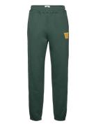 Cal Joggers Bottoms Sweatpants Green Double A By Wood Wood
