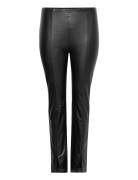 Carpapaya Faux Leath Slit Legging Cc Otw Bottoms Trousers Leather Legg...